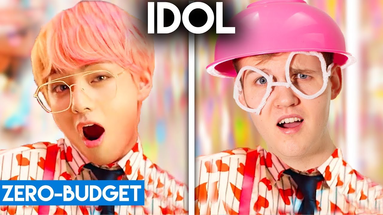 KPOP WITH ZERO BUDGET! (BTS IDOL) BTS KPOP