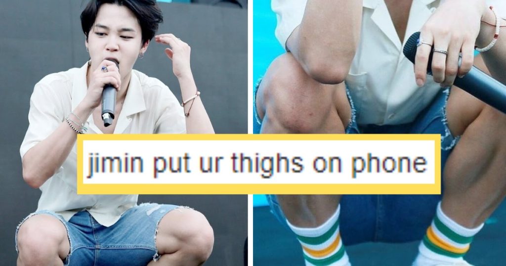 Les cuisses déchirées de Jimin de BTS font ressentir aux armées toutes sortes de sensations, comme vous pouvez le voir dans ces 10+ tweets sur la soif qui sont drôles AF