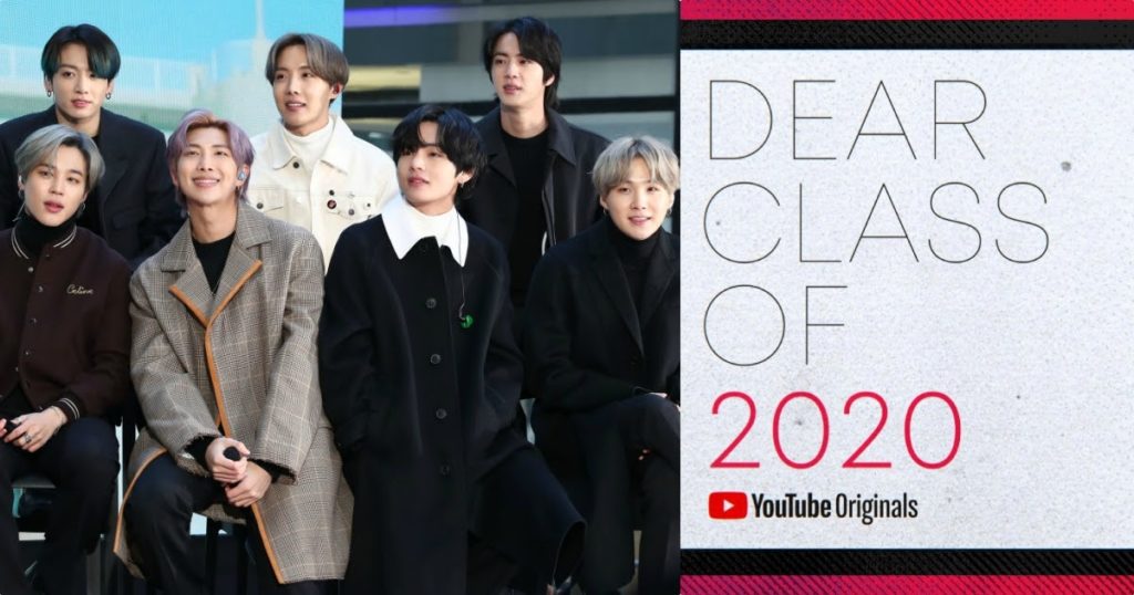 BTS prendra la parole et se produira lors de la cérémonie de remise des diplômes virtuelle de YouTube