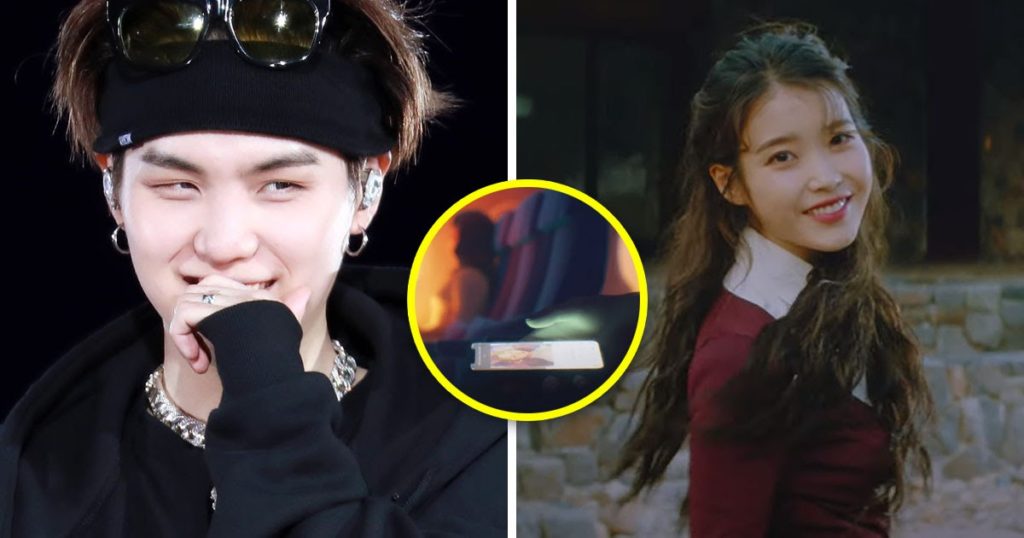 Les fans des BTS remarquent un indice subtil selon lequel Suga est apparu dans le "huit" MV d'IU après tout