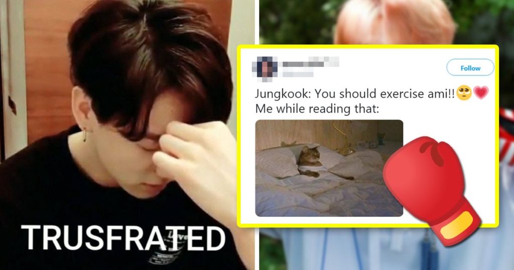 Jungkook de BTS a dit: "Exercice!", ARMY a dit: "Nous ne faisons pas ça ici"