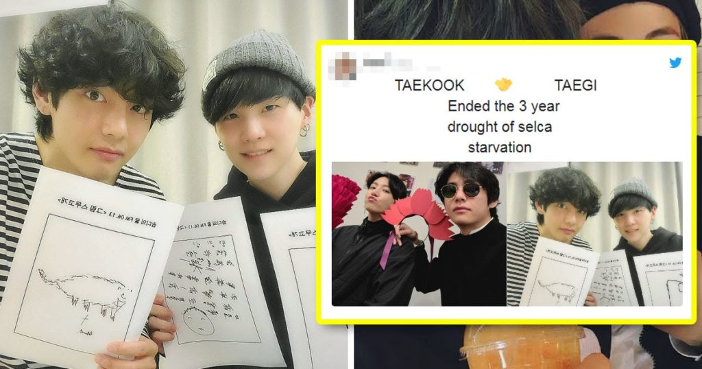 Suga et V de BTS ont publié leur premier selfie en 3 ans - ARMY's Going Bananas