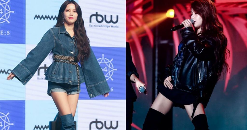 10+ fois l'énergie solaire de MAMAMOO ressemblait à une reine entière dans des cuissardes