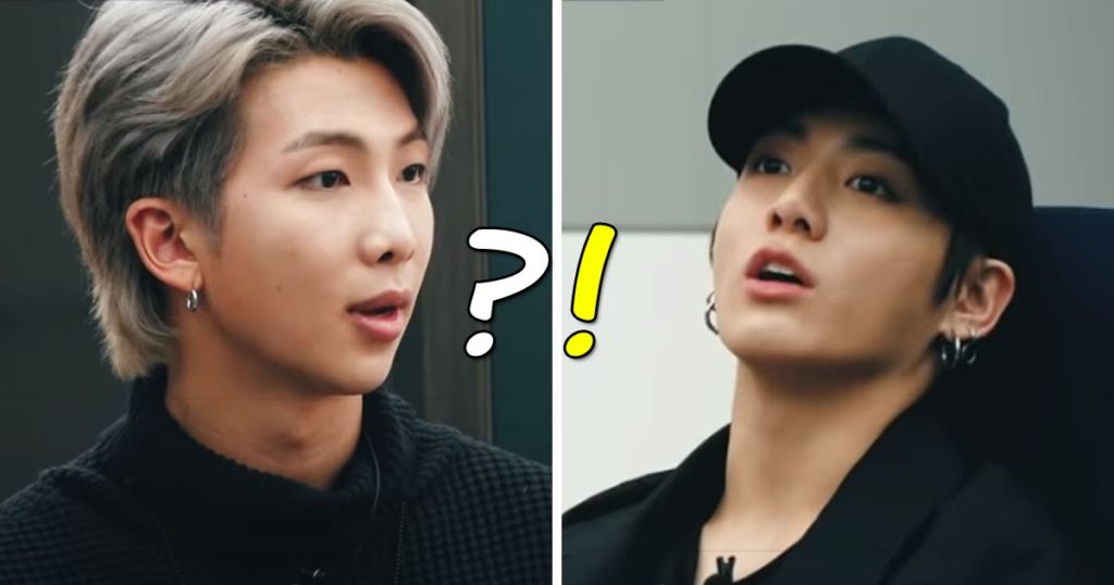 Jungkook de BTS fait exploser RM et sa réaction n'a pas de prix