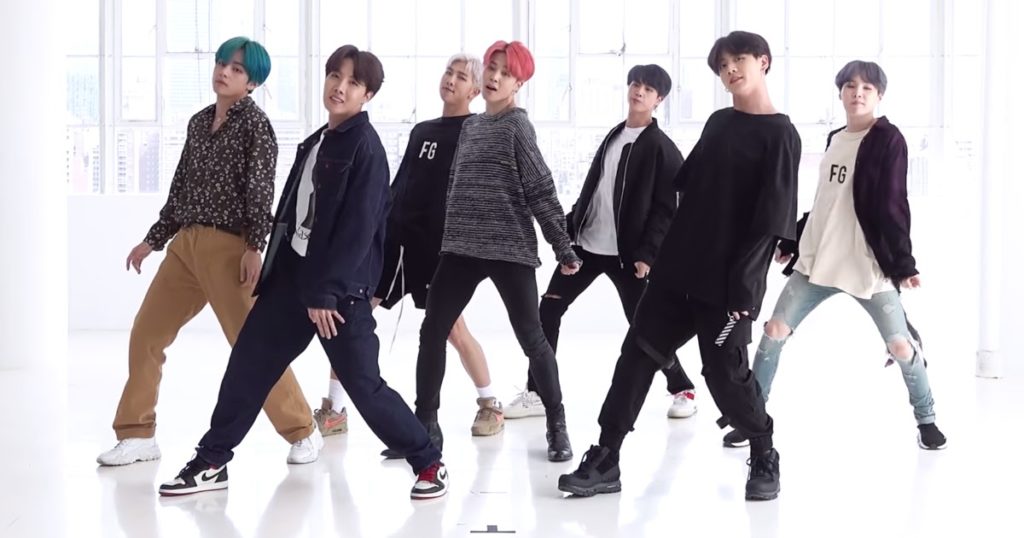 20 fois BTS a eu les mouvements de danse les plus synchronisés