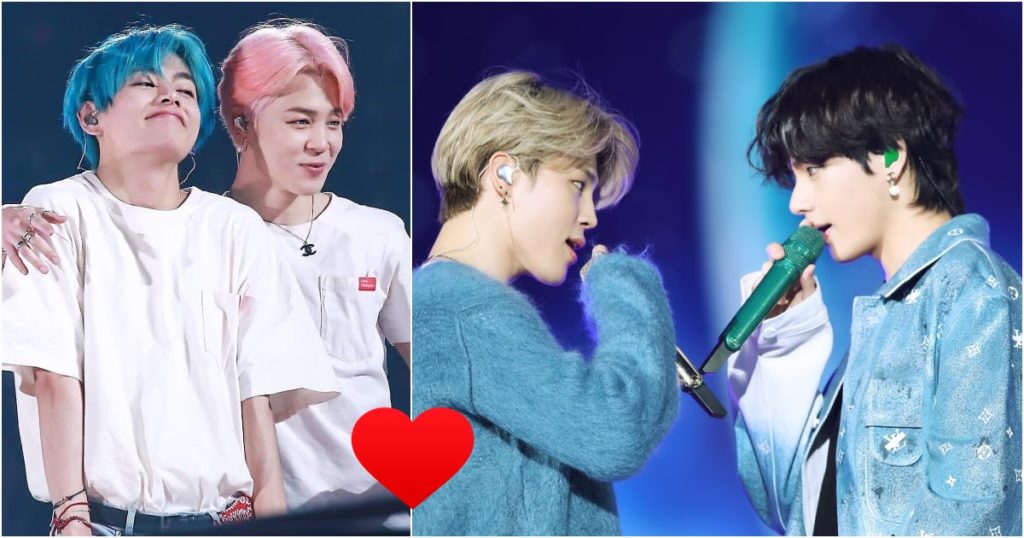 20 fois Jimin et V de BTS étaient les favoris des fans en raison de leur amitié étroite