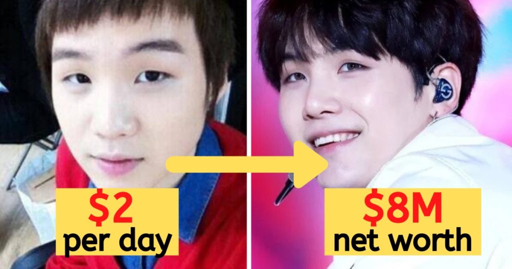 L'histoire déchirante de la façon dont Suga de BTS est passée de 2 $ / jour à 8 000 000 $ en 6 ans - Préparez vos tissus