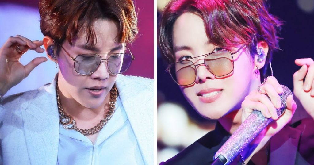 J-Hope de Dangerous Sexy Times BTS portait des lunettes et nous a tous tués