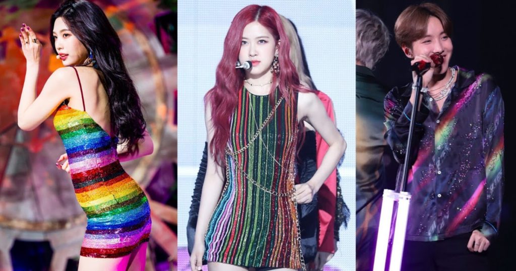 Pour # PrideMonth2020, voici 10+ idoles qui ont été absolument tuées dans des tenues arc-en-ciel