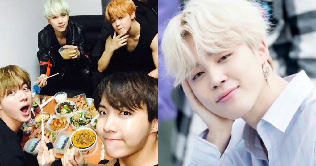 Jimin de BTS prend toujours soin des membres quand il s'agit de nourriture