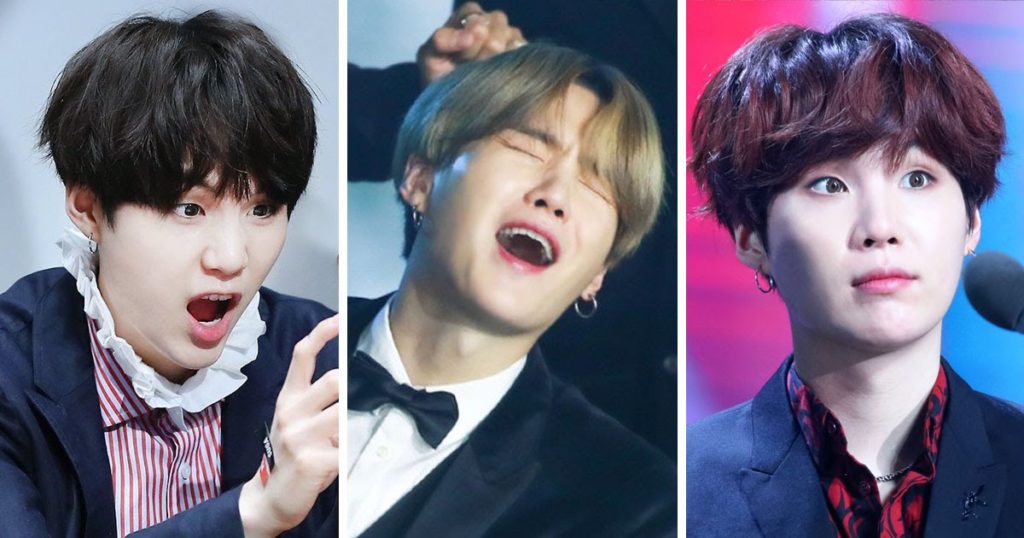 15+ fois Suga de BTS était le roi régnant des réactions