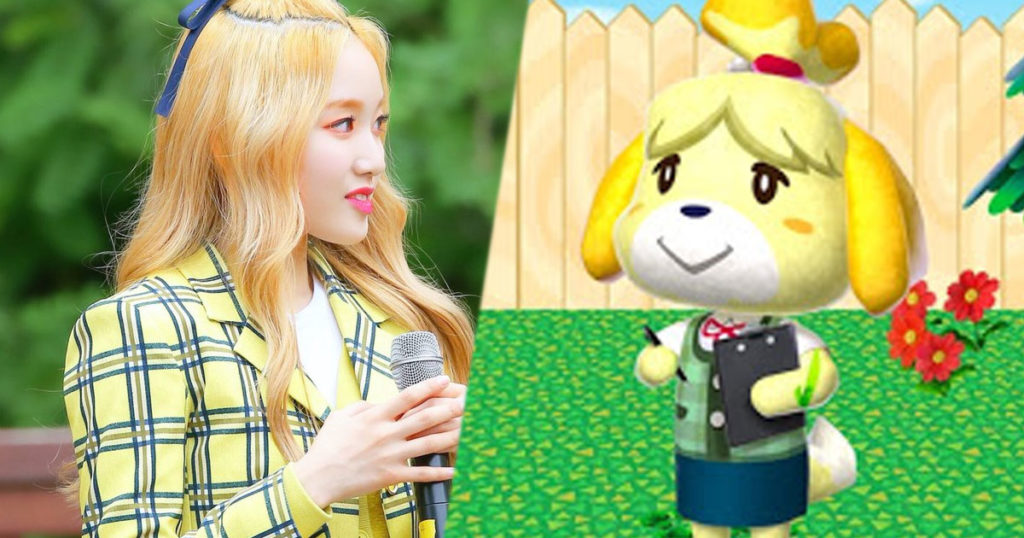 Gowon de LOONA est totalement Isabella de "Animal Crossing" et les fans ont toutes les recettes pour le prouver