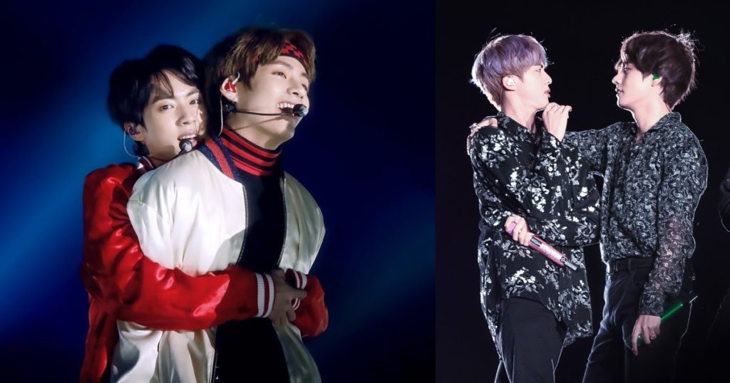 22 fois Jin et V de BTS ont partagé les moments les plus mignons de "Taejin", selon les utilisateurs de Twitter