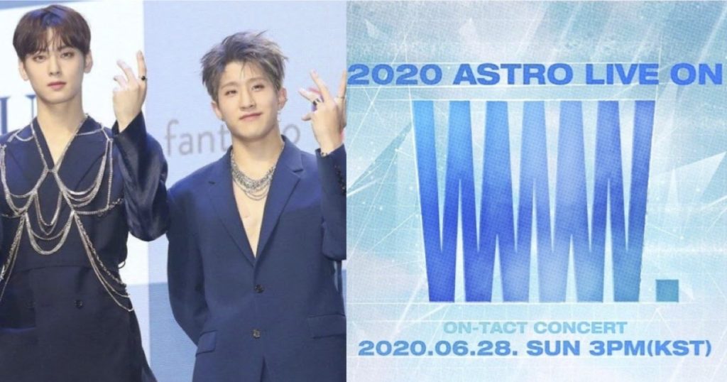 ASTRO publie des informations sur les billets pour son prochain concert "Ontact" en ligne