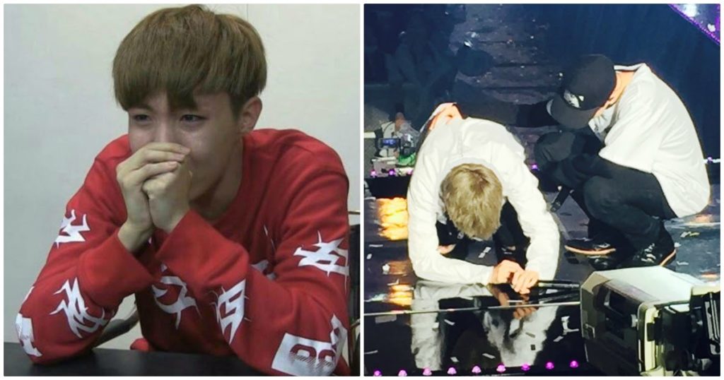 4 moments où les membres du BTS sanglotaient à cause de leurs parents