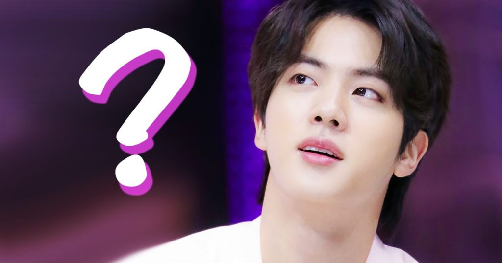 Jin BTS a commencé un mystère il ya 6 mois qui a finalement été résolu