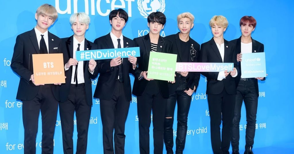 BTS balaie encore un autre prix dans le sac ... Cette fois, pour créer une influence positive sur le monde