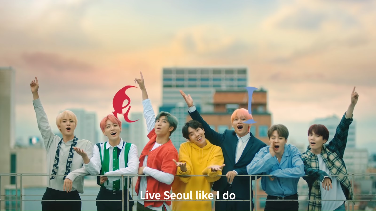 [2018 Seoul City TVC]  Capture d'écran de la version complète de la série par BTS 1-21