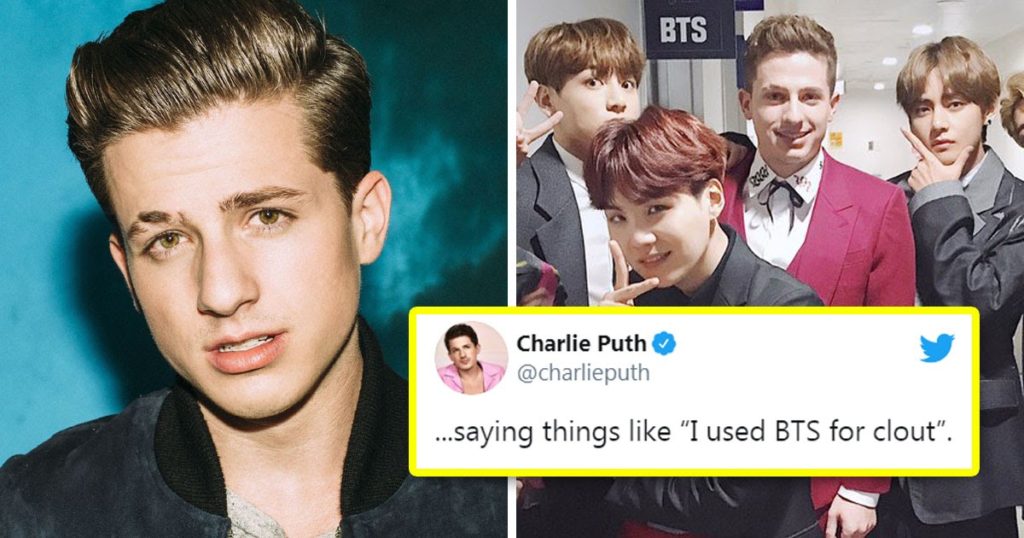 Charlie Puth appelle les fans de BTS pour un comportement « toxique » - ARMY répond