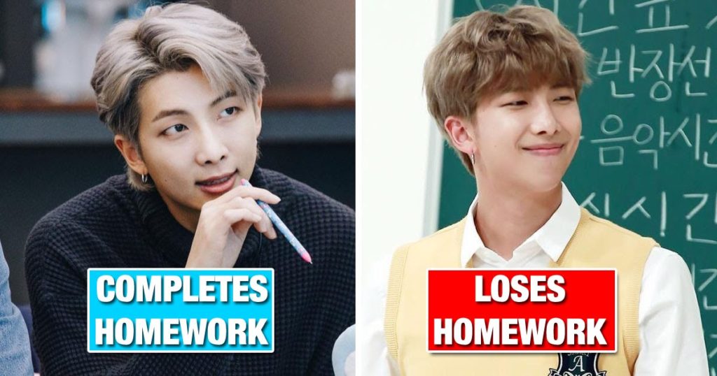 10 raisons pour lesquelles la RM de BTS serait le meilleur camarade de classe ... et aussi le pire