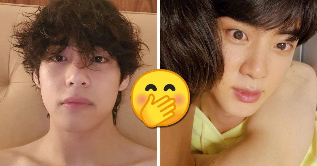 V expose l'habitude de BTS de ne pas porter de vêtements à la maison