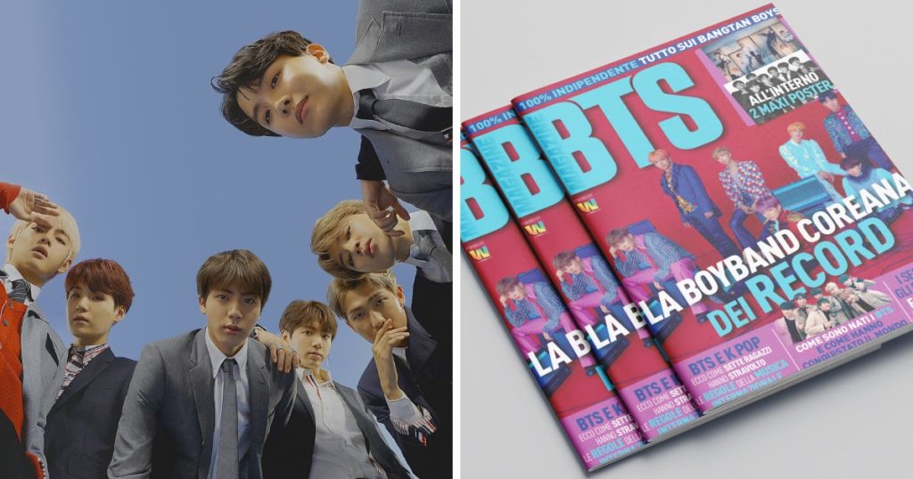 Un éditeur italien lance un magazine de 80 pages dédié uniquement à BTS