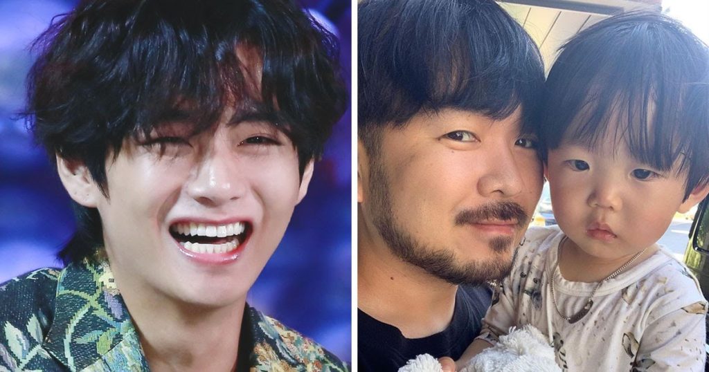 V de BTS a tout abandonné pour aller voir le bébé de Son Sung Deuk