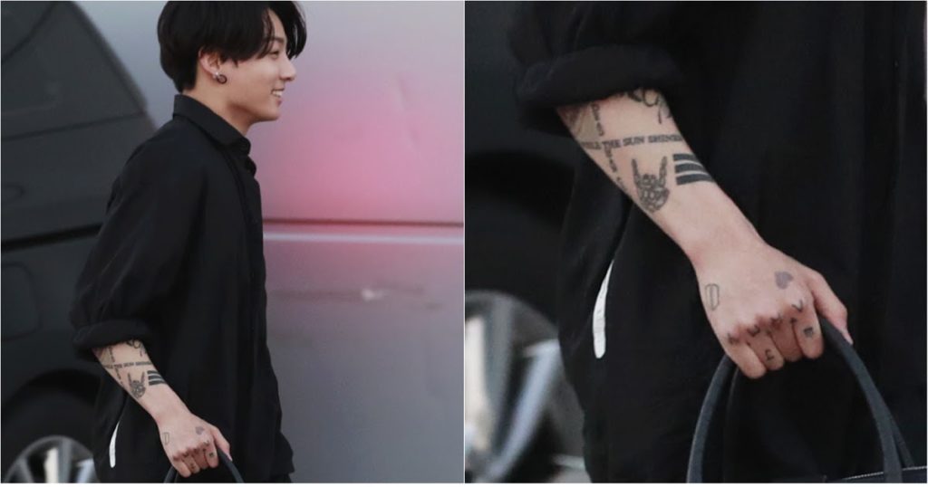 Les ARMYs attrapent le plus récent tatouage de Jungkook dans le dernier "BANGTAN BOMB"