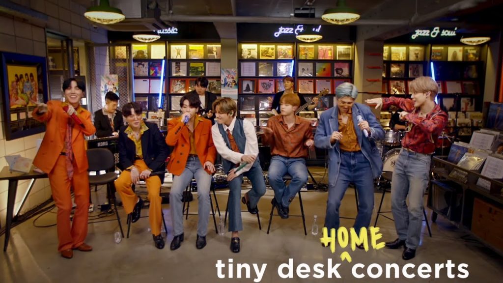 BTS: Concert Tiny Desk (maison)