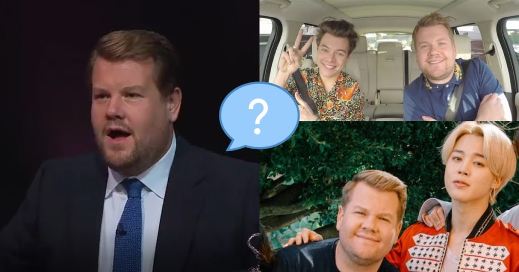 James Corden a été invité à choisir entre les styles Jimin et Harry de BTS ... voici qui il a choisi