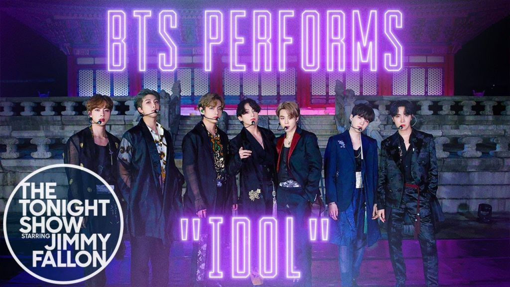 BTS - Performance IDOL du palais de Gyeongbokgung (Jimmy Fallon SHOW)