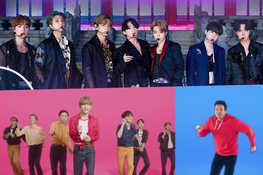 Regardez: BTS chante "IDOL" et "Dynamite" pour le jour 1 de la semaine BTS sur "The Tonight Show avec Jimmy Fallon"