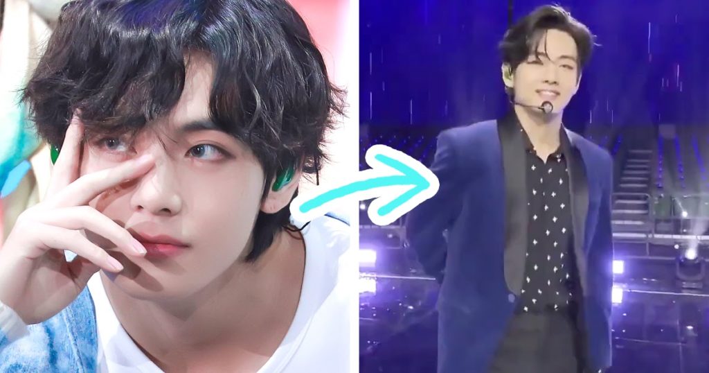 Le micro de BTS V a été coupé, voici donc son message secret aux ARMYs