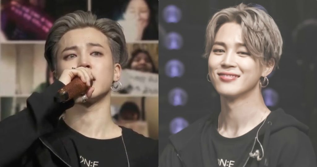 Jimin de BTS révèle qu'il s'est fait taquiner par les membres pour avoir pleuré le premier jour du concert