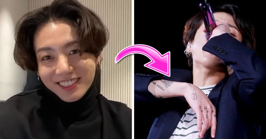 Jungkook de BTS répond au commentaire d'un fan sur ses tatouages