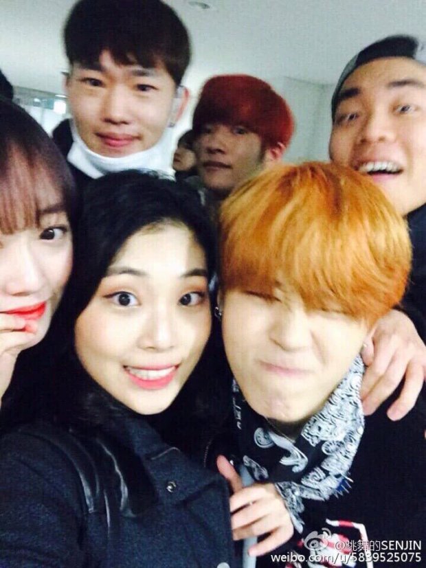 Jimin et ses amis de BTS