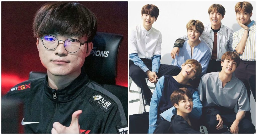 Faker partage ce que c'était d'interagir avec BTS