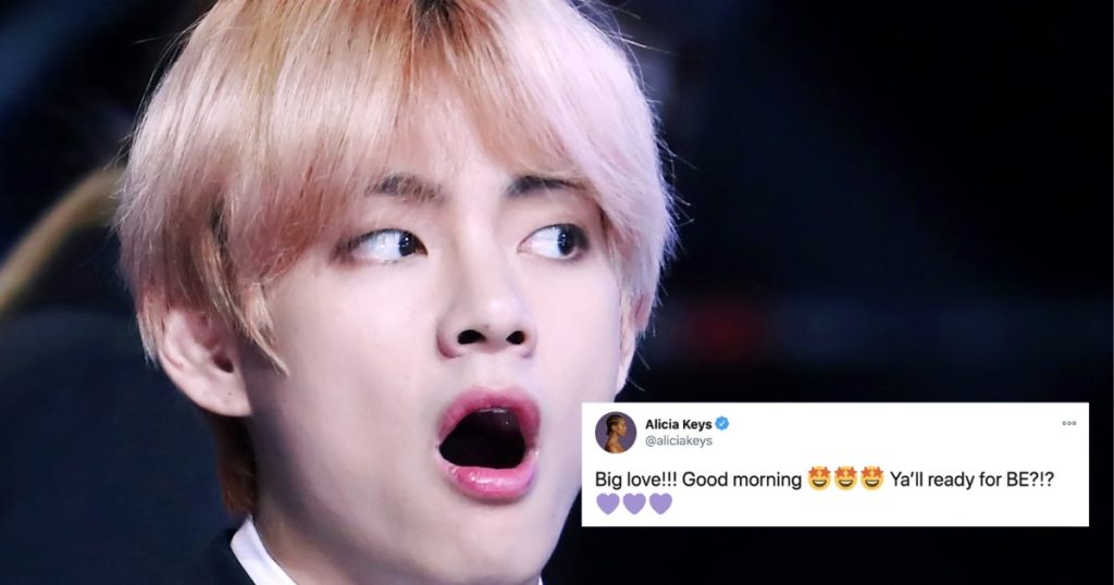 V de BTS et Alicia Keys ont interagi sur Twitter et tout le monde panique