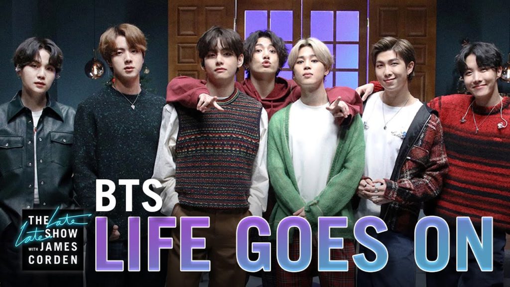 BTS - «La vie continue» |  The Late Late Show avec James Corden