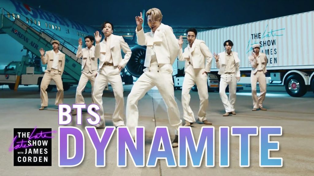 BTS - «Dynamite» |  The Late Late Show avec James Corden