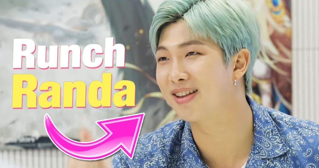 RM de BTS partage l'histoire derrière son nom de scène "Runch Randa"