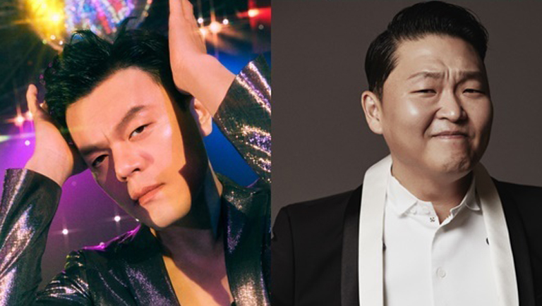 Park JinYoung de JYP Ent et PSY de P-Nation lancent le programme d