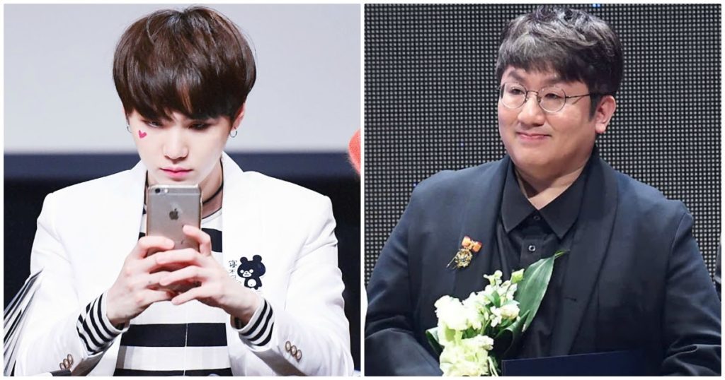 BTS a une fois révélé les messages texte qu'ils ont reçus de Bang Si Hyuk après avoir obtenu leur première victoire