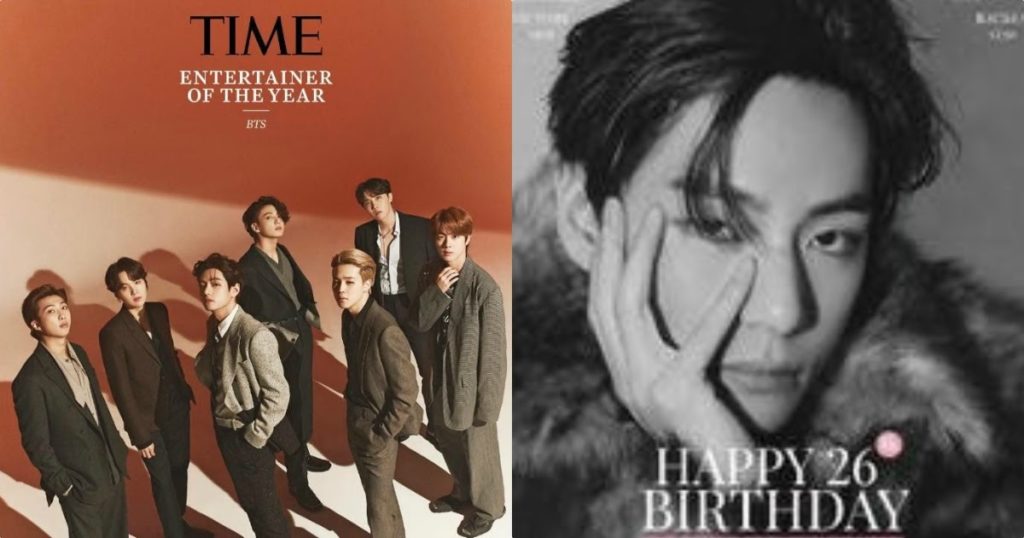 V de BTS devient la première et la seule idole K-Pop à avoir une annonce d'anniversaire dans le magazine TIME