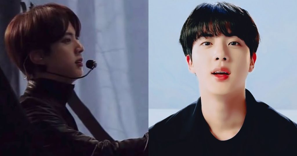 Les visuels de BTS World Wide Handsome Jin brillent encore plus dans le noir