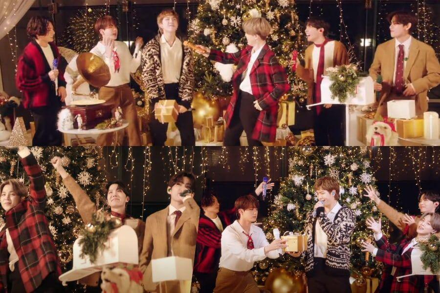 Regardez: BTS célèbre la saison des fêtes dans une performance festive sur ABC "The Disney Holiday Singalong"