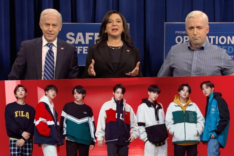 Regardez: "Saturday Night Live" fait référence à BTS dans son dernier Cold Open