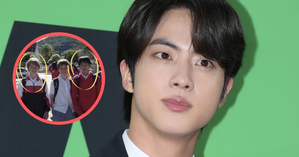 Les internautes paniquent après avoir trouvé un acteur hollywoodien sur une photo avec Jin de BTS quand ils étaient enfants