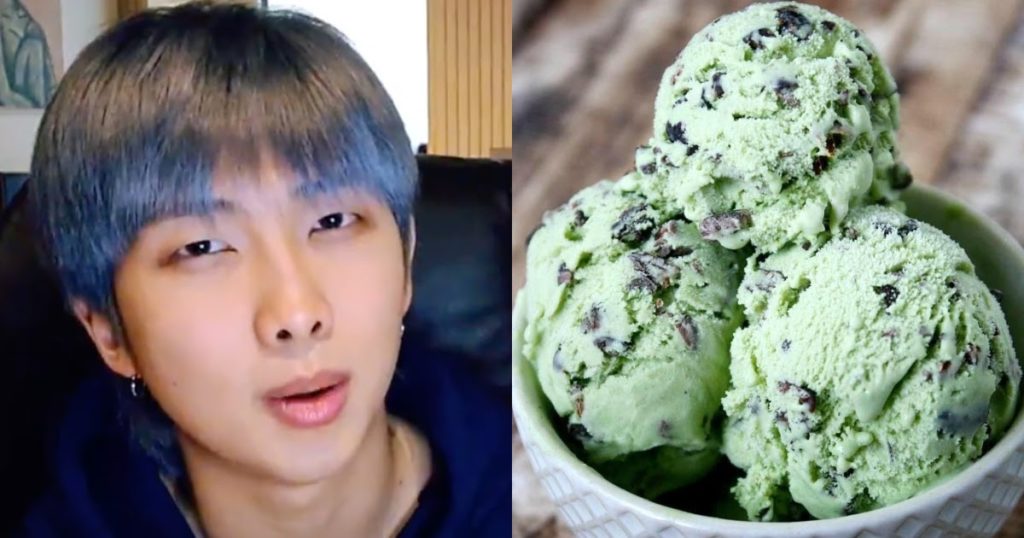 RM de BTS révèle que son opinion sur la crème glacée aux pépites de chocolat à la menthe a changé