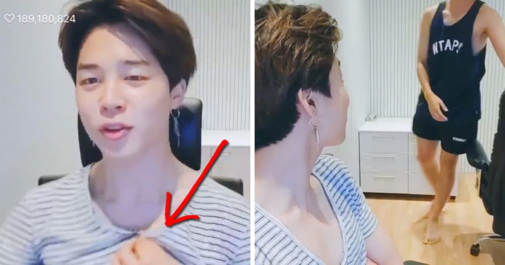 Un fan a dit à Jimin que sa chemise était trop révélatrice ... puis RM est entré